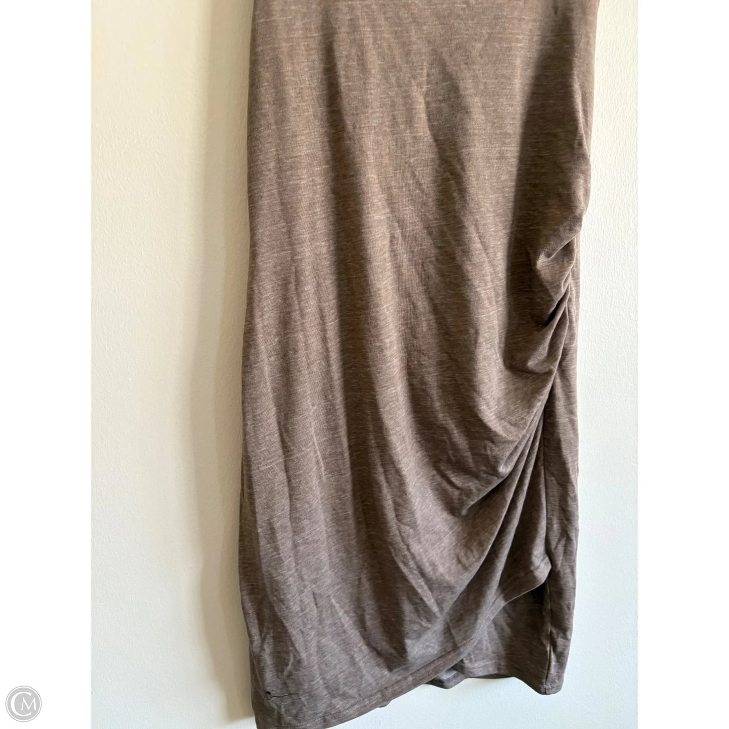 Dress Casual Midi By Leith In Brown, Size: L
