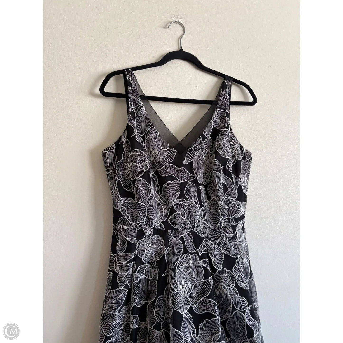 Dress Party Midi By White House Black Market In Black, Size: 8