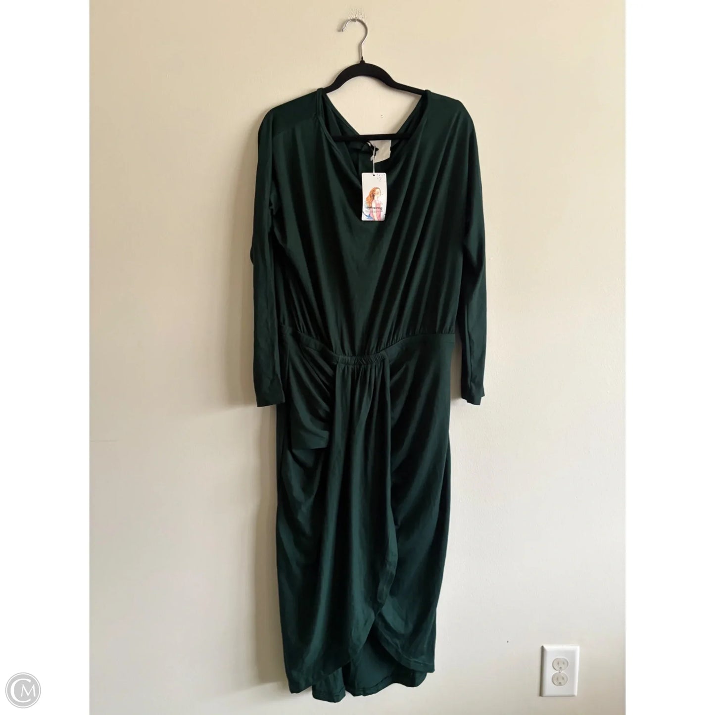 Dress Casual Maxi By Prettygarden In Green, Size: Xl