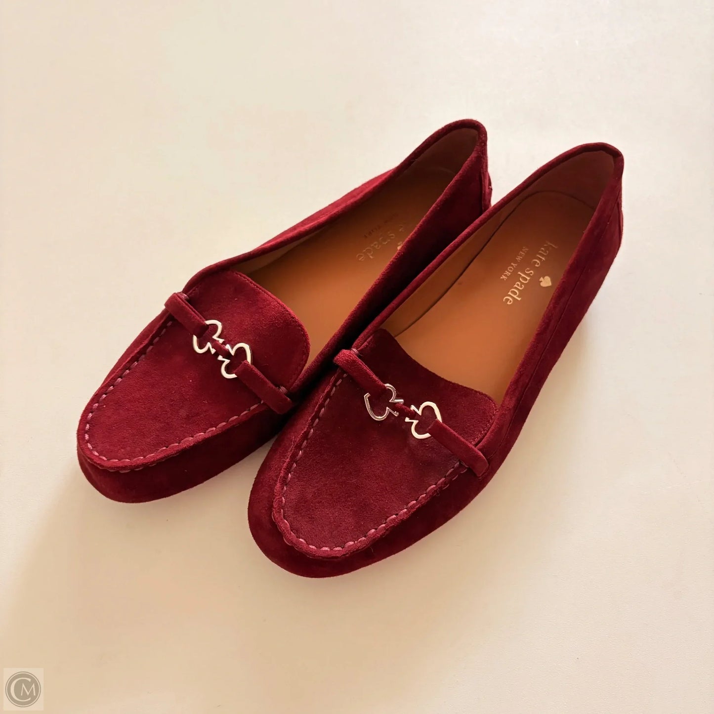 Shoes Designer By Kate Spade In Maroon, Size: 8.5