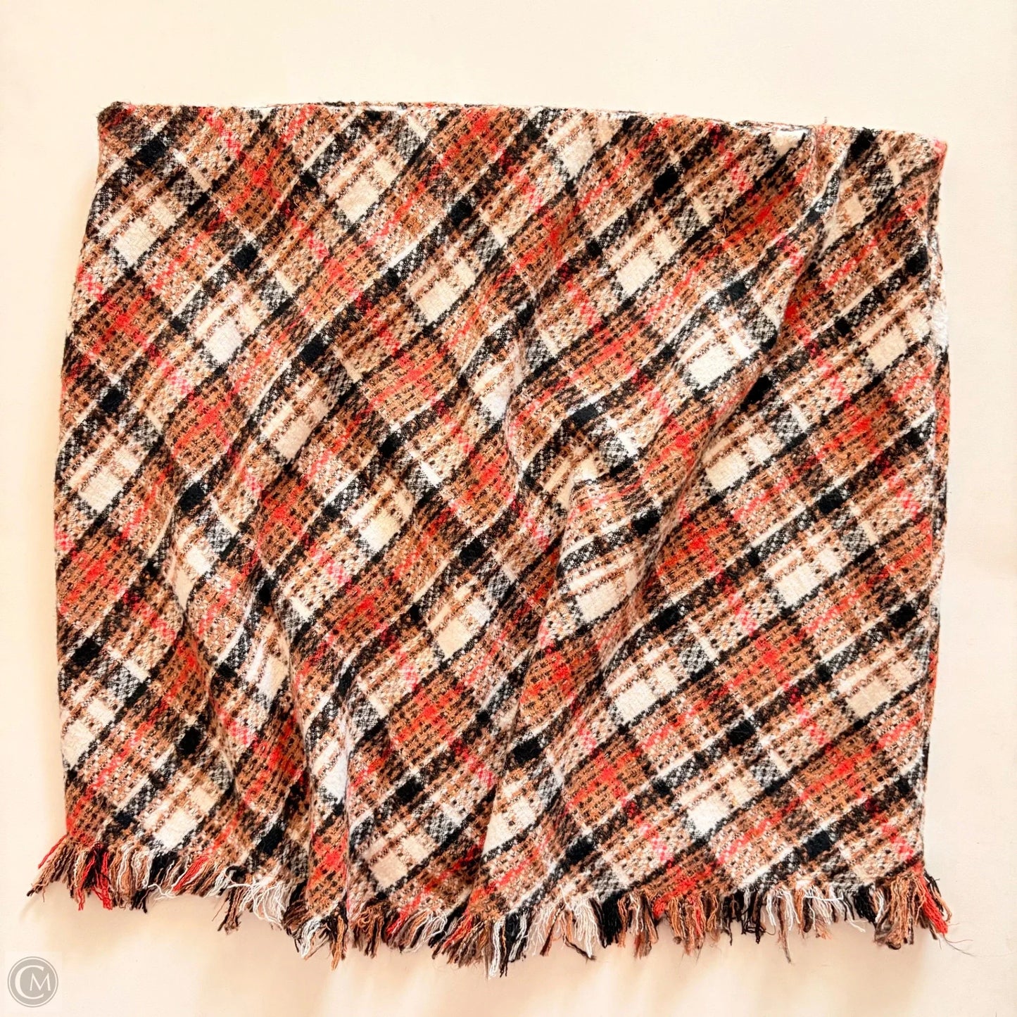 Skirt Mini & Short By Gilli In Plaid Pattern, Size: 1x