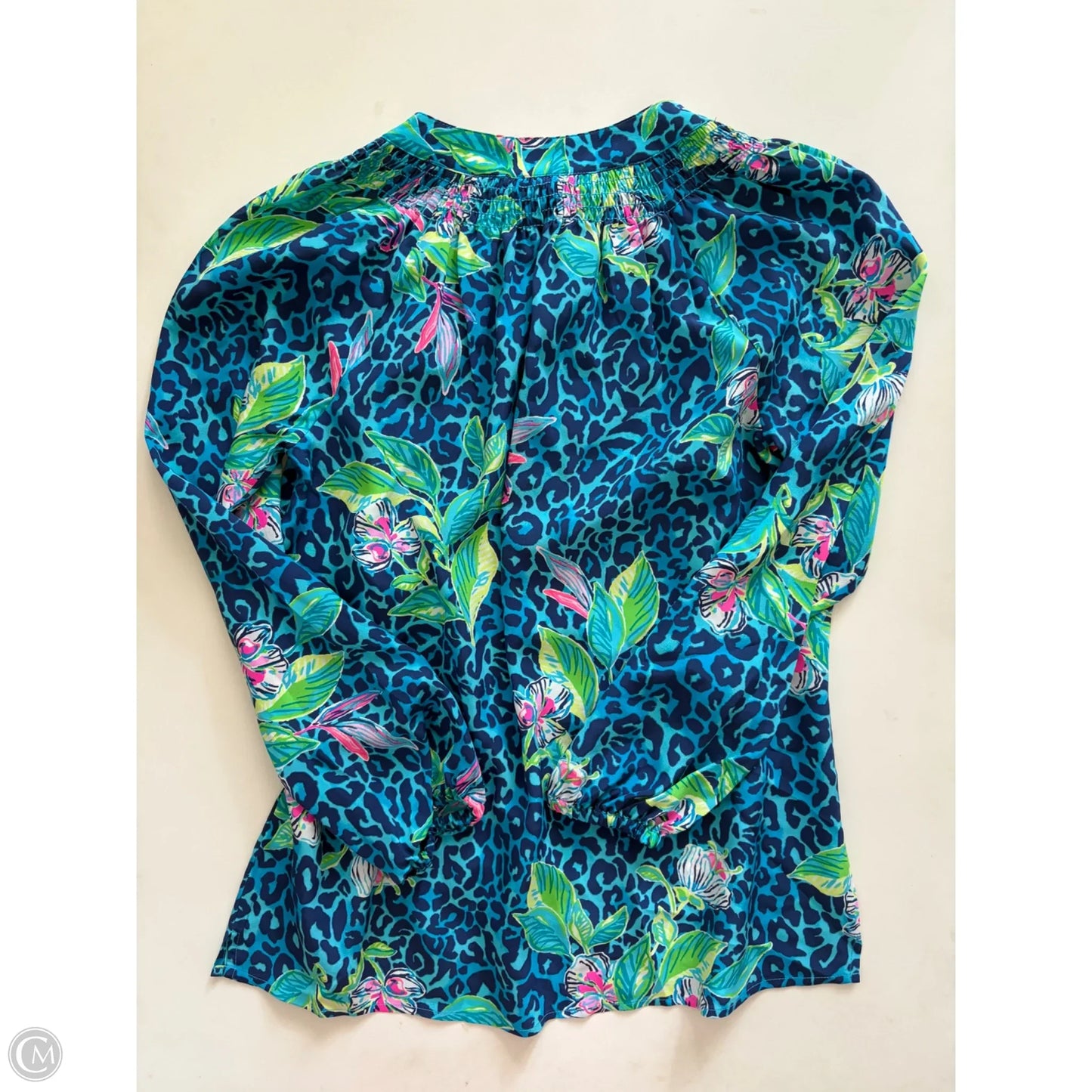Blouse Designer By Lilly Pulitzer In Blue, Size: Xs