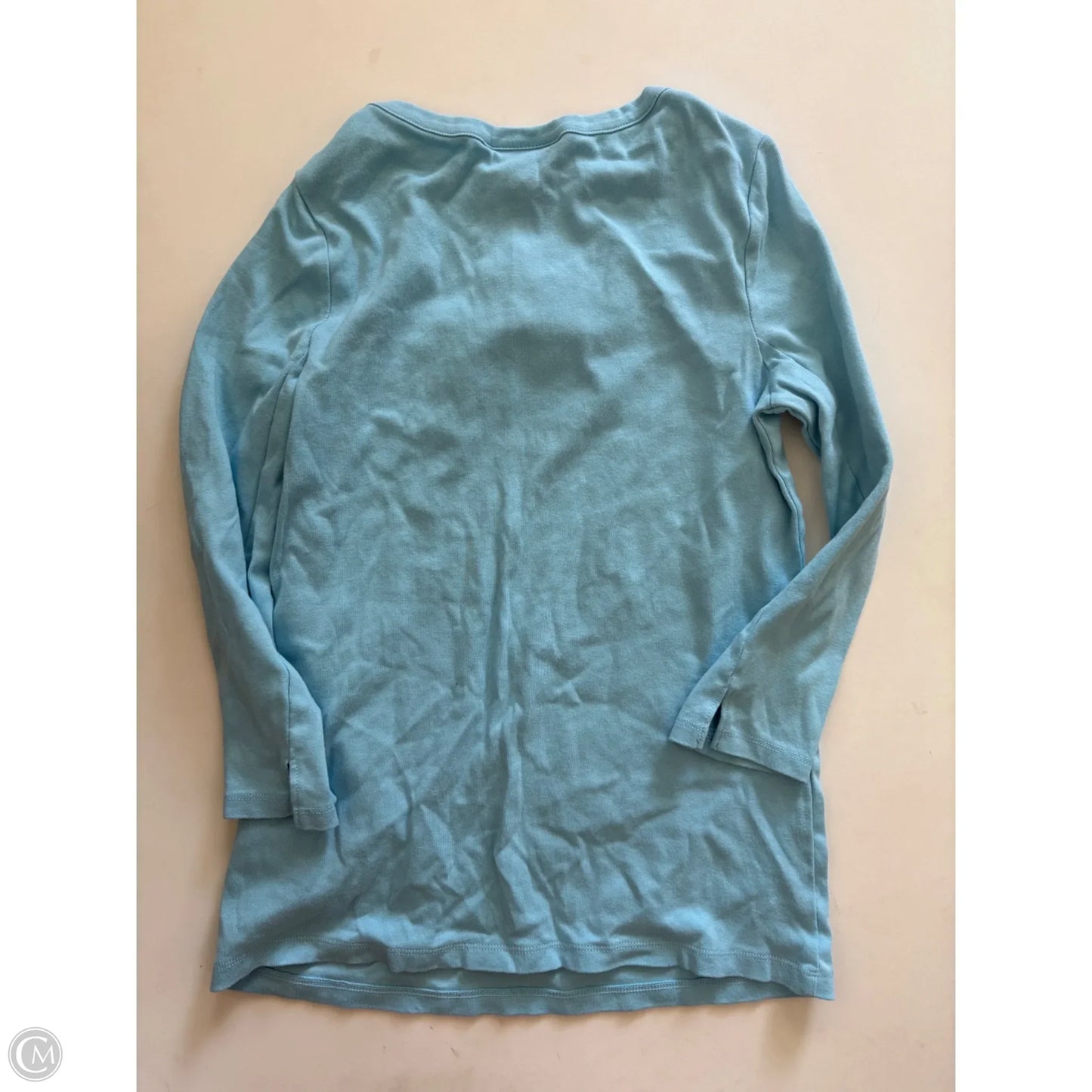 Top Long Sleeve By Style And Company In Blue, Size: S