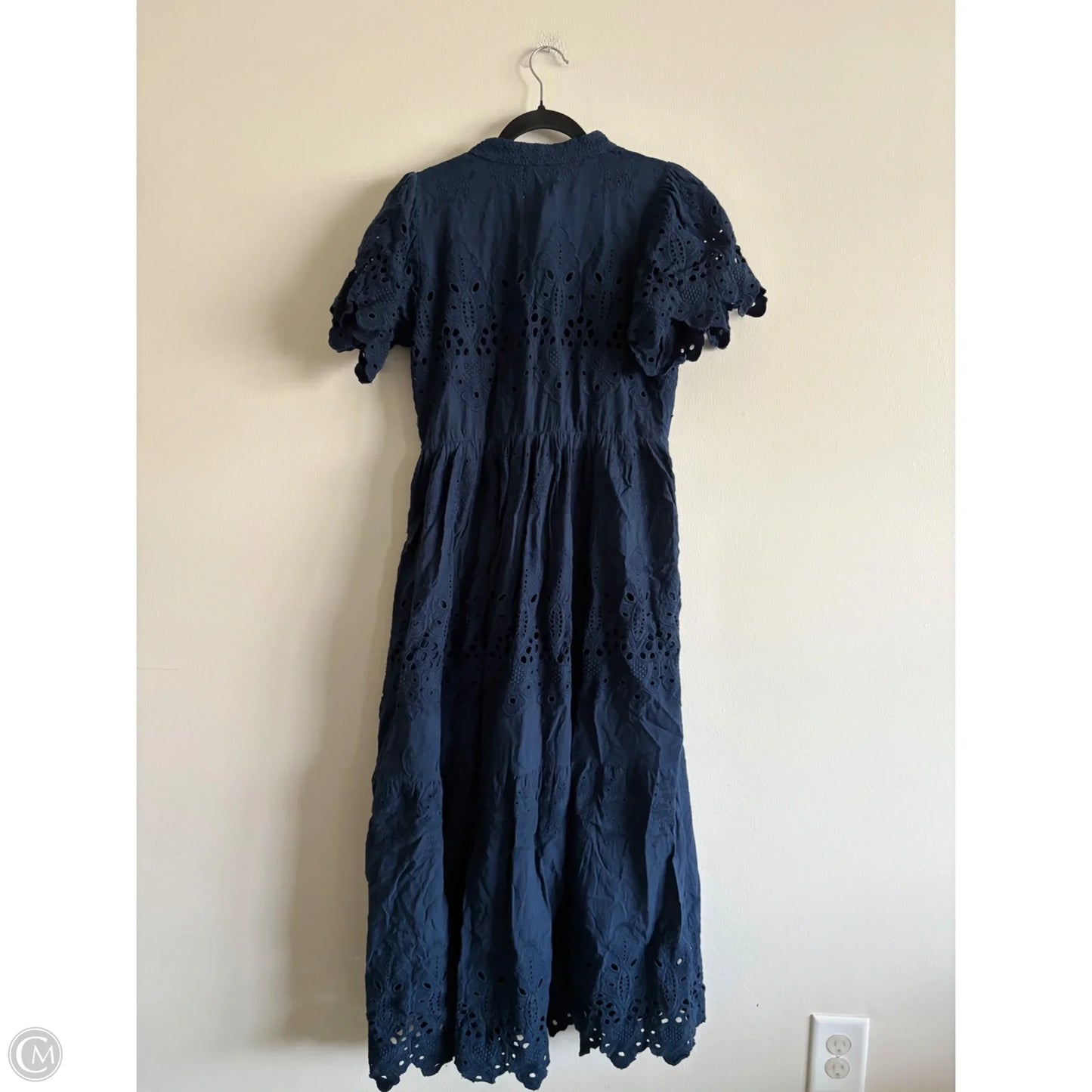 Dress Casual Midi By Gretchen Scott In Navy, Size: Xs