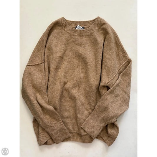 Sweater By Vince Camuto In Tan, Size: L