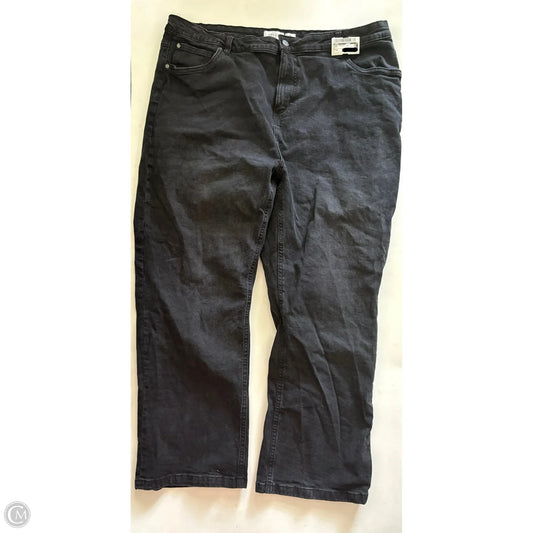 Jeans Straight By Serra In Black, Size: Xl