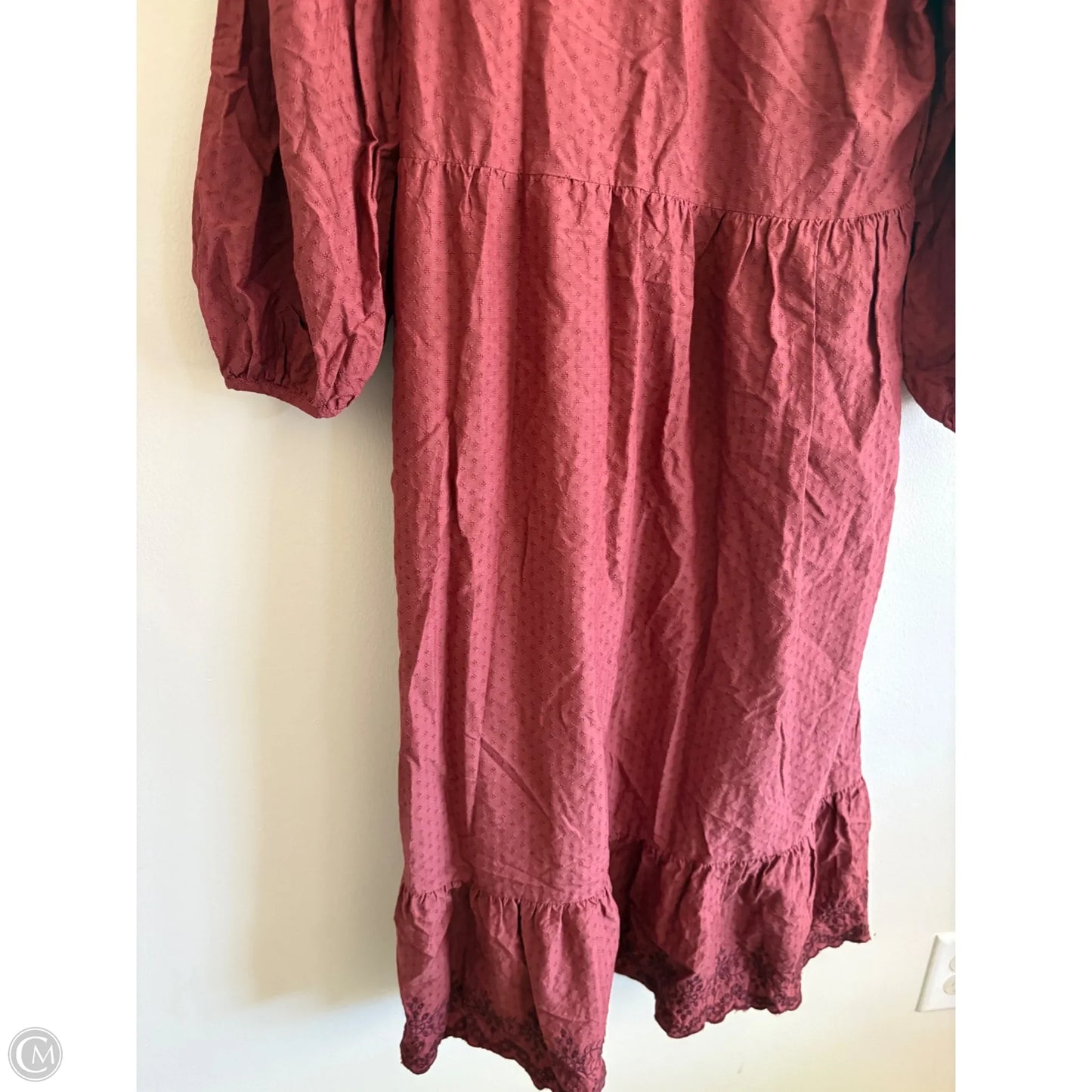 Dress Casual Maxi By Universal Thread In Brown, Size: L