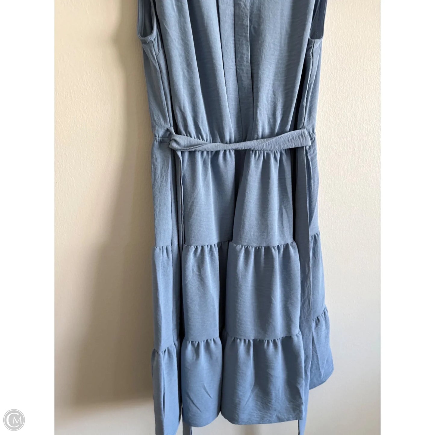 Dress Casual Midi By Monteau In Blue, Size: L