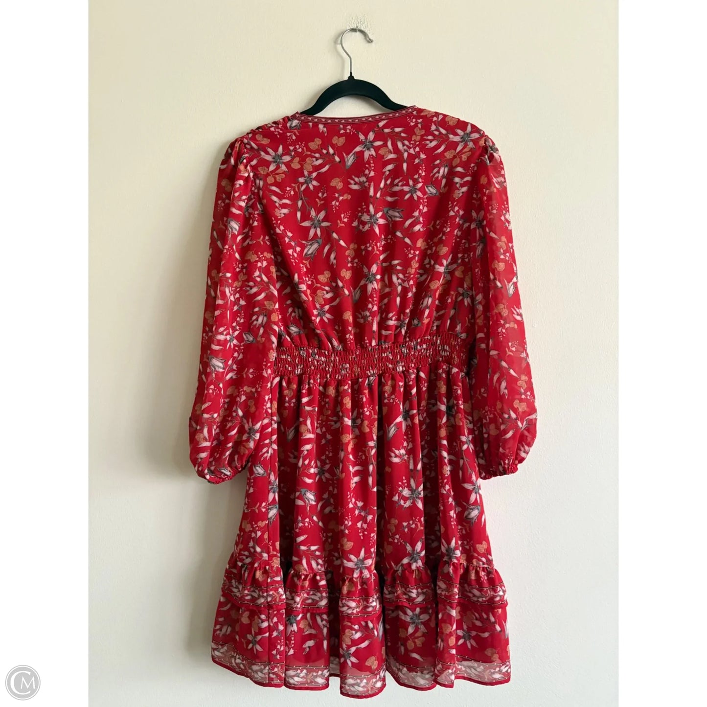 Dress Casual Midi By Max Studio In Red, Size: M