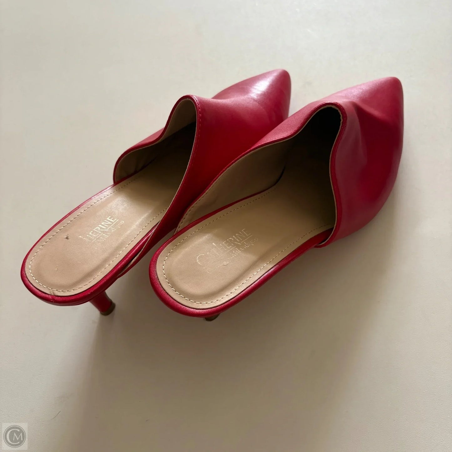 Shoes Heels Kitten By Catherine Malandrino In Red, Size: 8.5