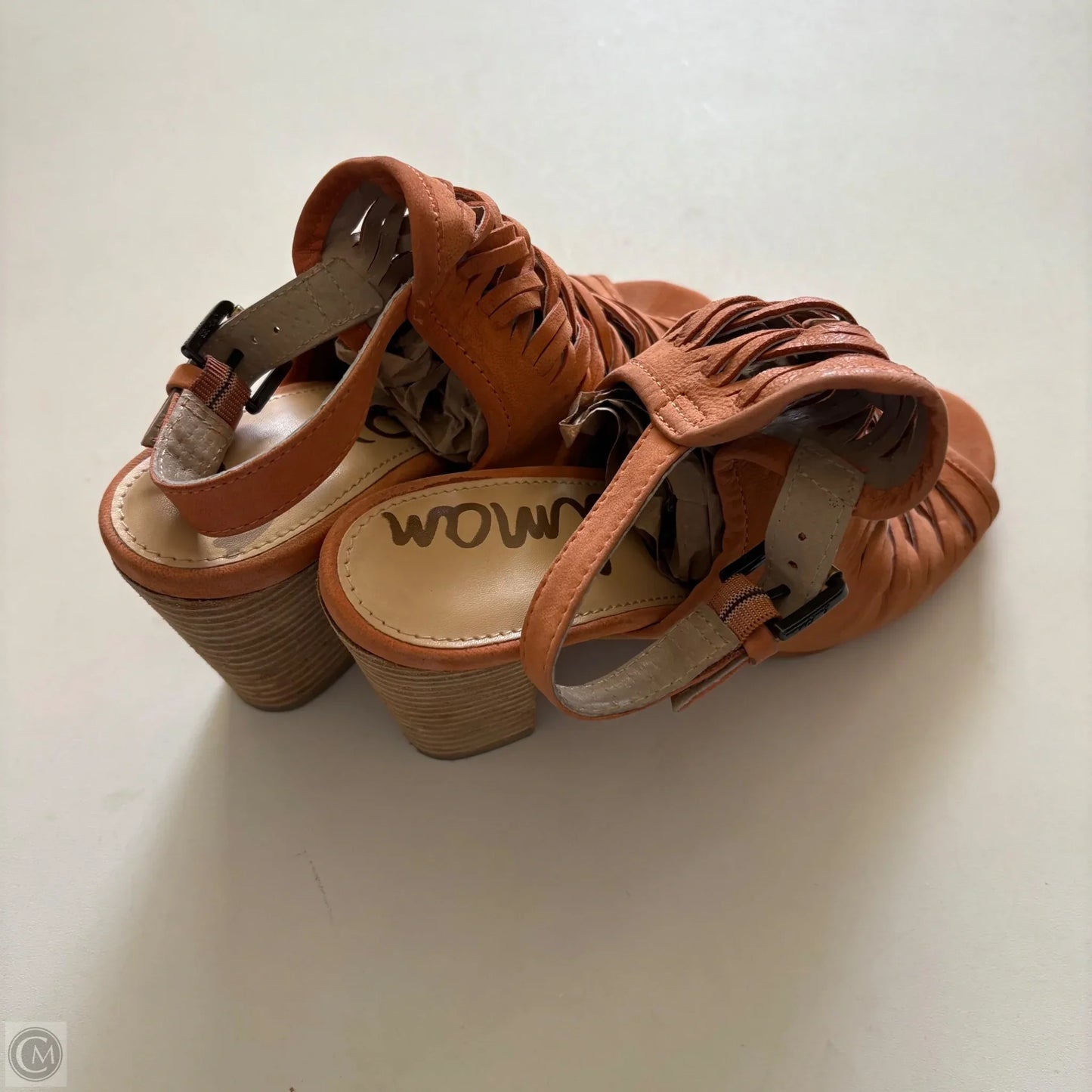 Shoes Heels Block By Sam Edelman In Orange, Size: 8