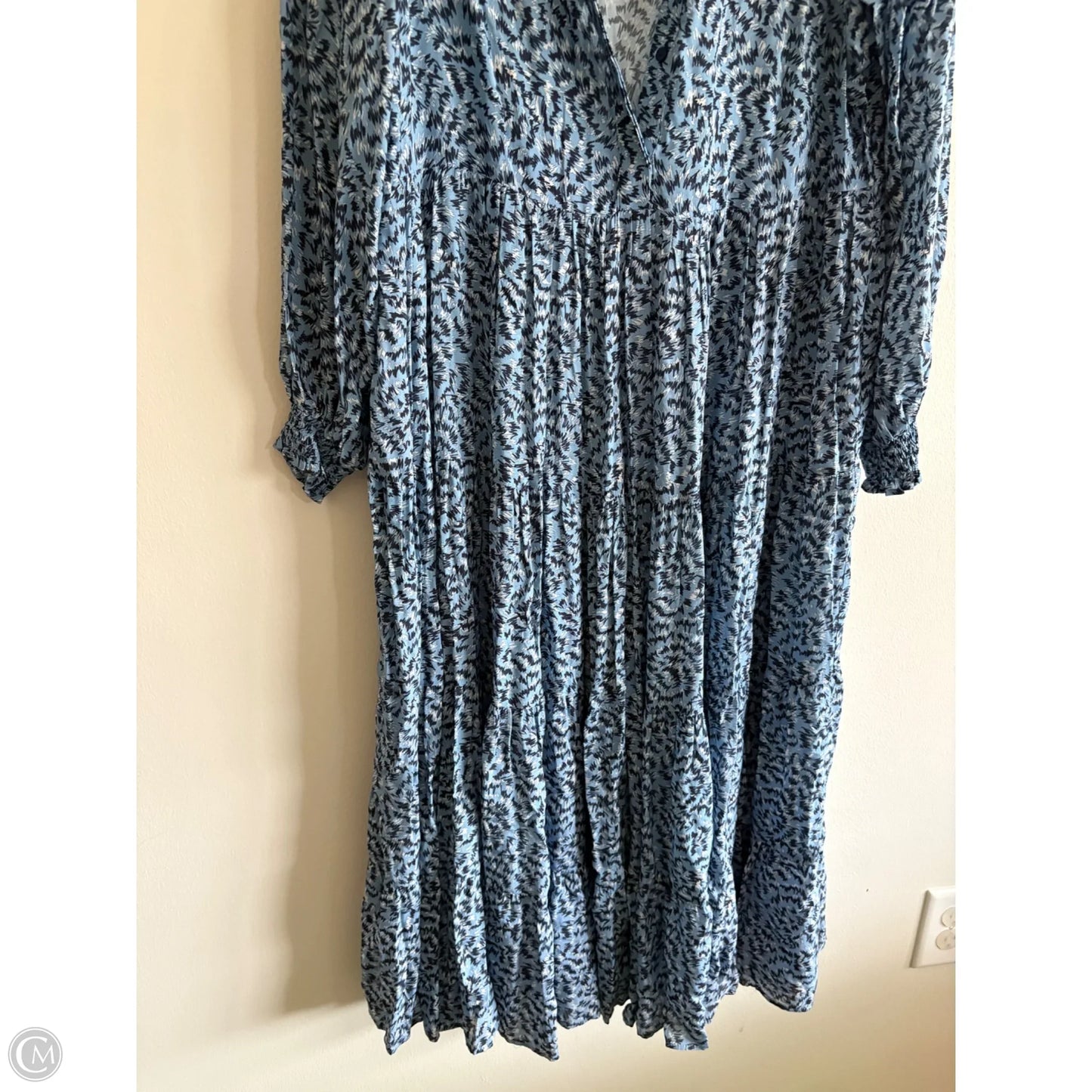 Dress Casual Maxi By Zara In Blue, Size: L
