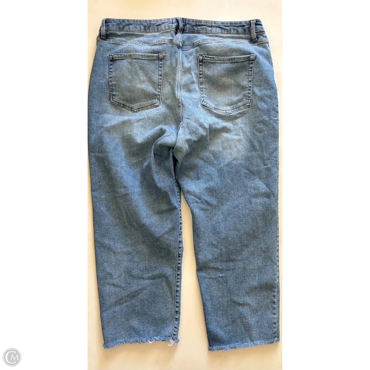 Jeans Straight By Ava & Viv In Blue, Size: 22
