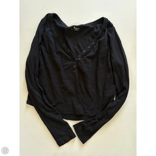 Top Long Sleeve By No Boundaries In Black, Size: 2x