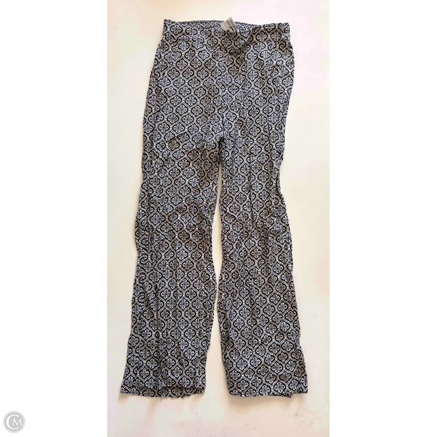 Pants Lounge By Old Navy In Black & Cream, Size: S