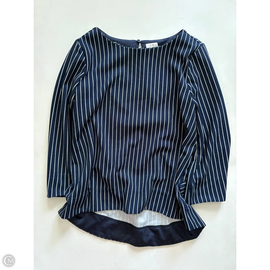 Top Long Sleeve By Melloday In Striped Pattern, Size: S