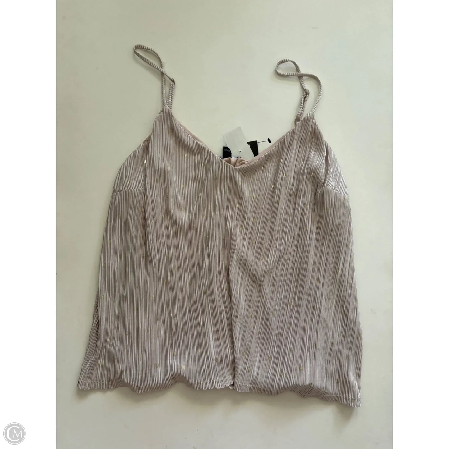 Tank Top By Express In Gold, Size: Xl