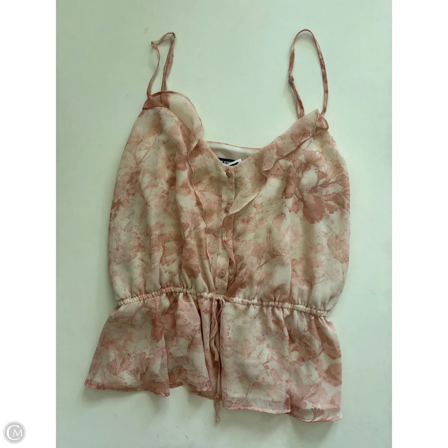 Tank Top By Express In Orange, Size: Xl