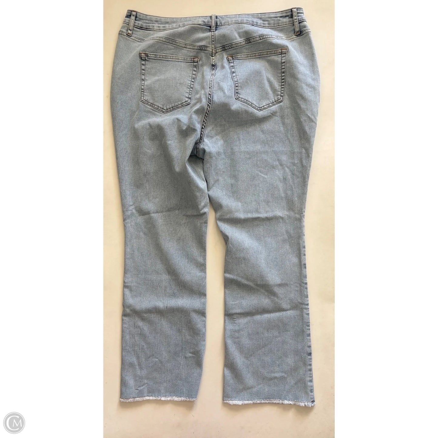 Jeans Flared By Cmb In Blue, Size: 18