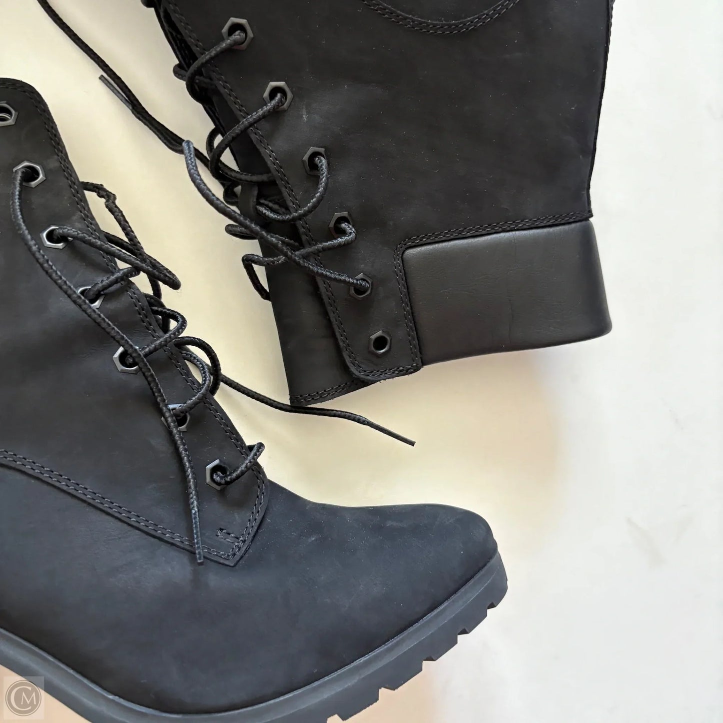 Boots Ankle Heels By Timberland In Black, Size: 10
