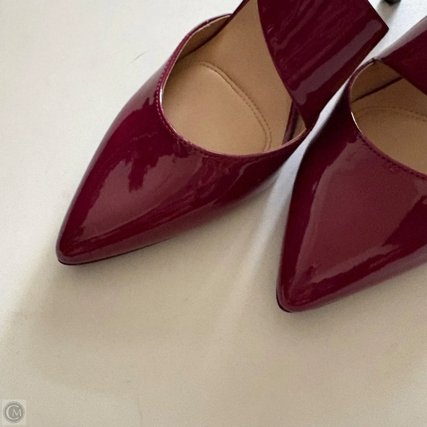 Shoes Heels Kitten By Unisa In Maroon, Size: 8.5