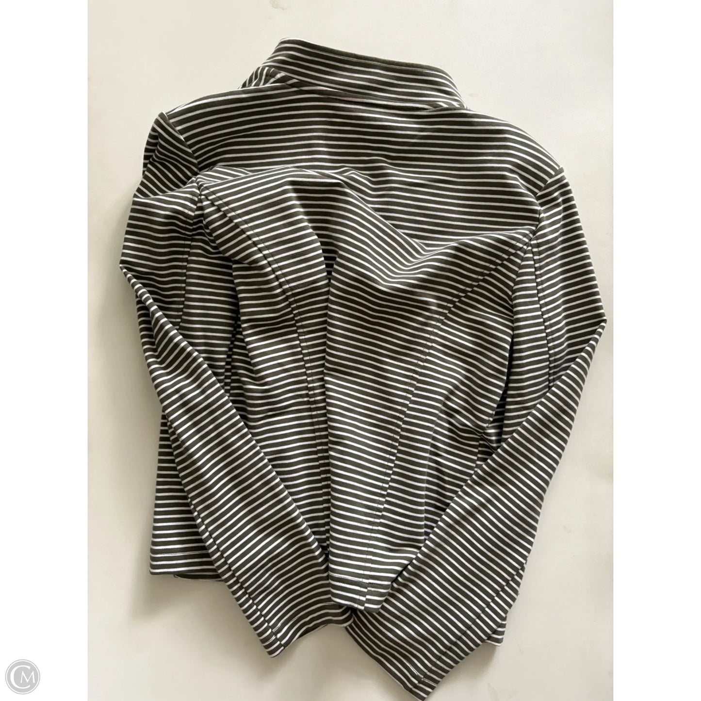 Blazer By Tommy Hilfiger In Striped Pattern, Size: L