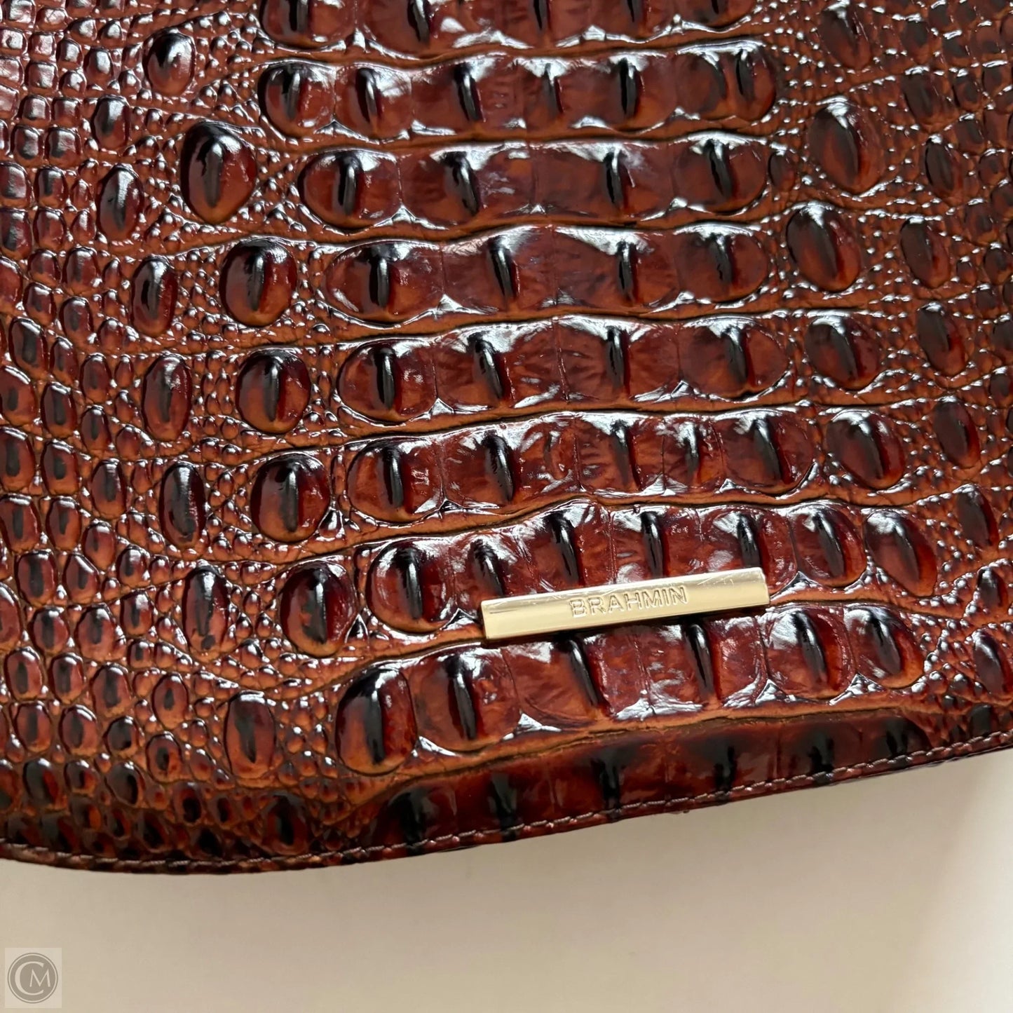 Handbag Designer Label By Brahmin, Size: Large