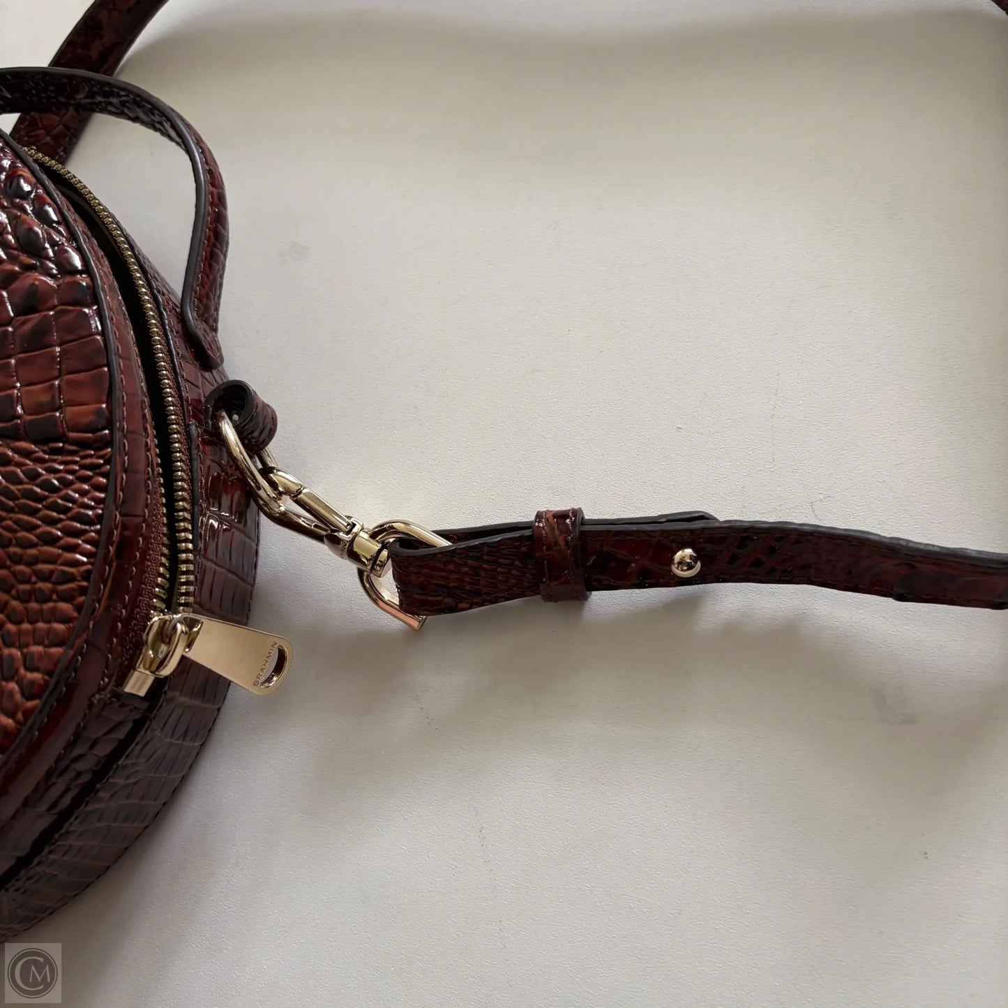 Handbag Designer Label By Brahmin, Size: Large