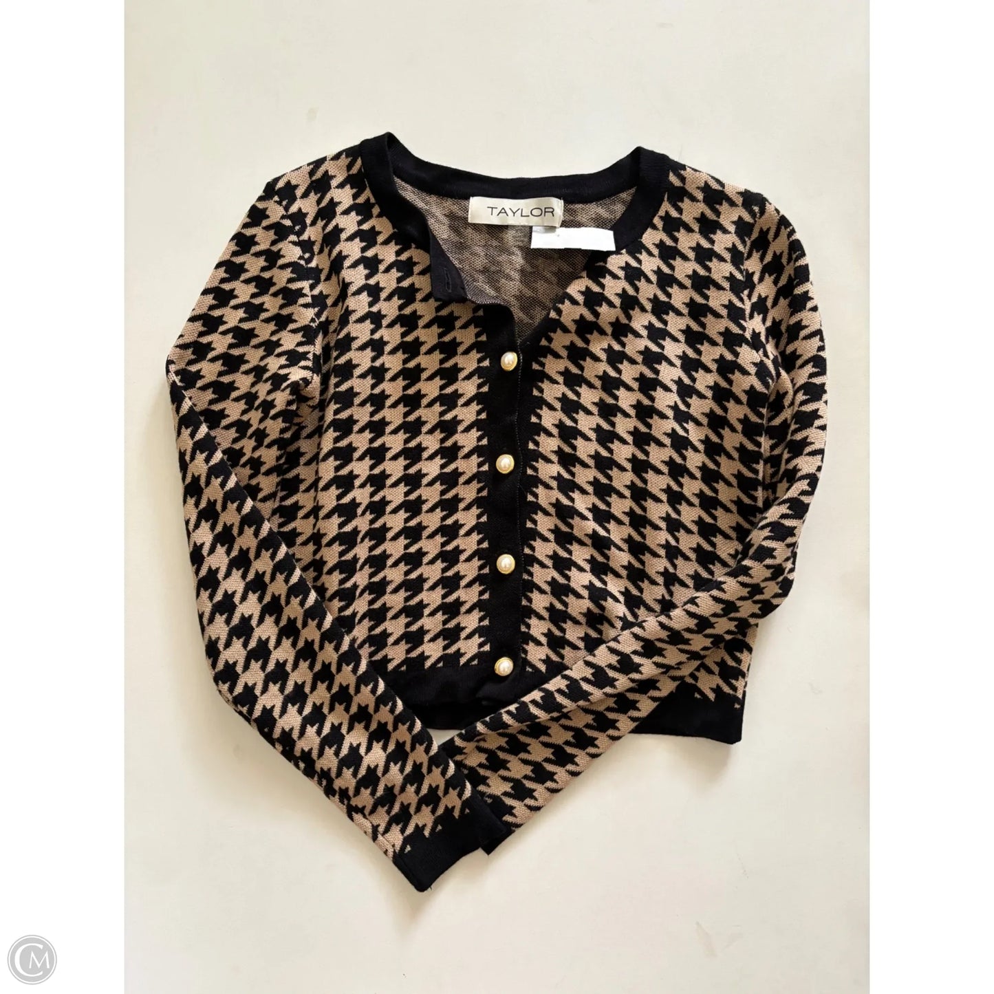 Dress Set 2pc By Taylor In Black & Brown, Size: Xs