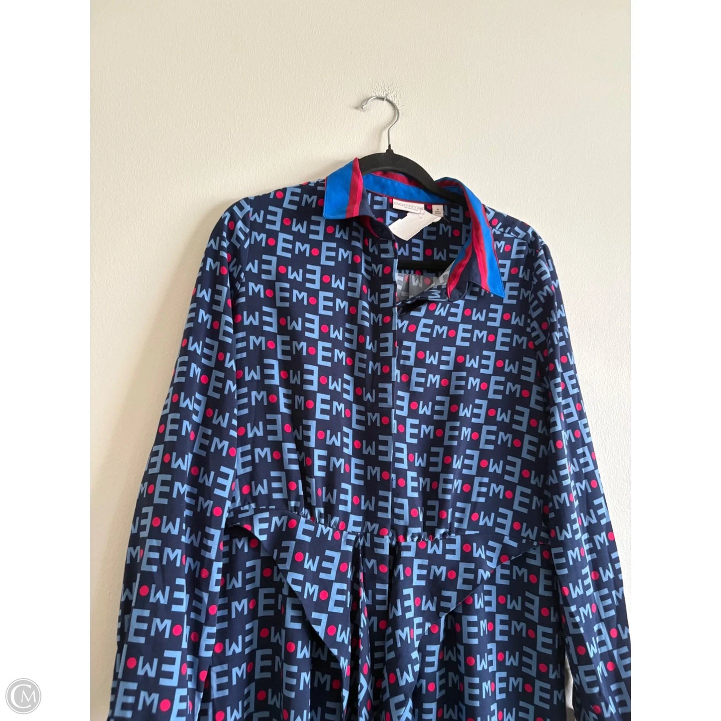 Dress Work By Eva Mendes In Blue, Size: M