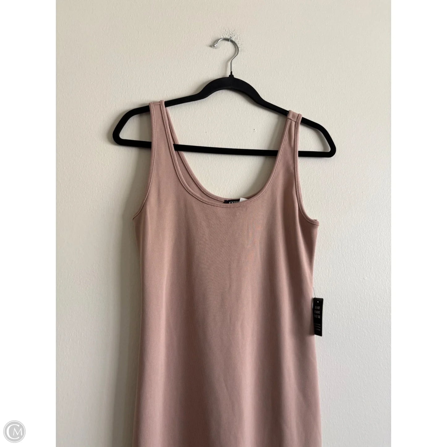 Dress Casual Maxi By Express In Tan, Size: M