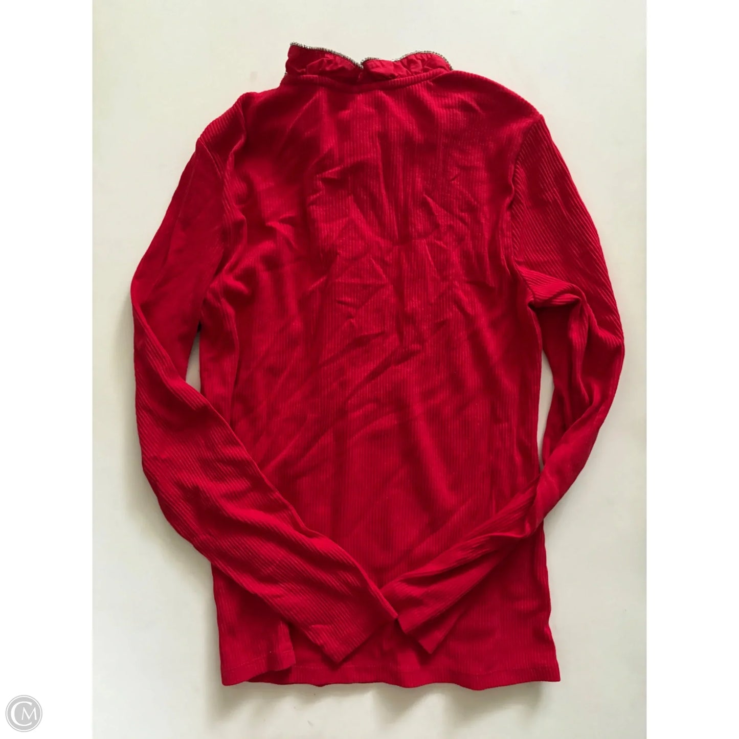 Top Long Sleeve By Crown And Ivy In Red, Size: S