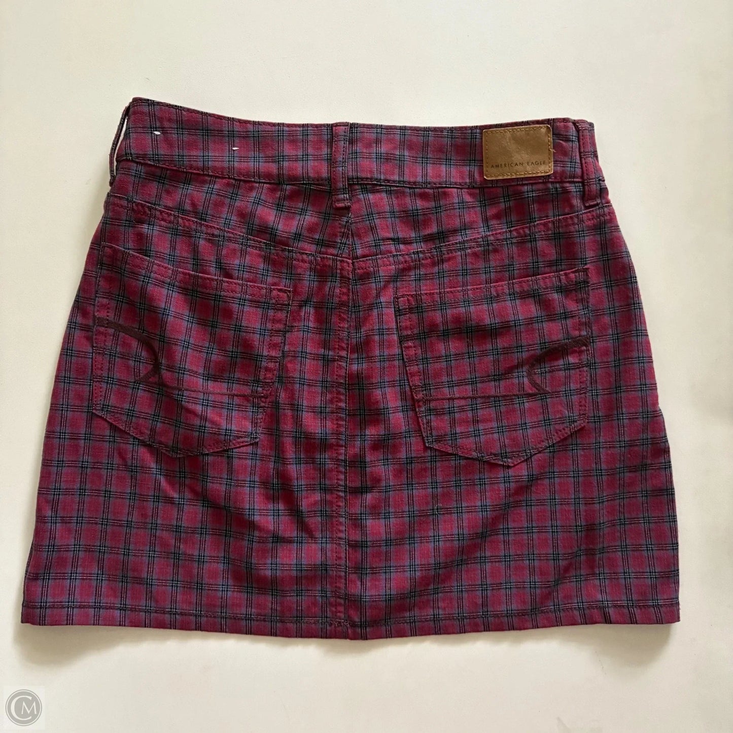 Skirt Mini & Short By American Eagle In Plaid Pattern, Size: 4