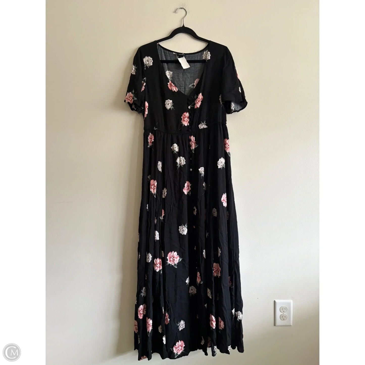 Dress Casual Maxi By Torrid In Black, Size: 1x