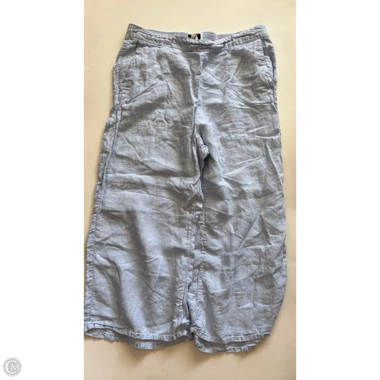 Pants Linen By Tahari In Blue, Size: Xl