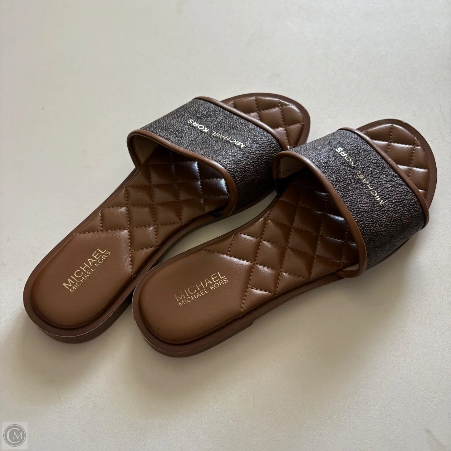 Sandals Designer By Michael Kors In Brown, Size: 6