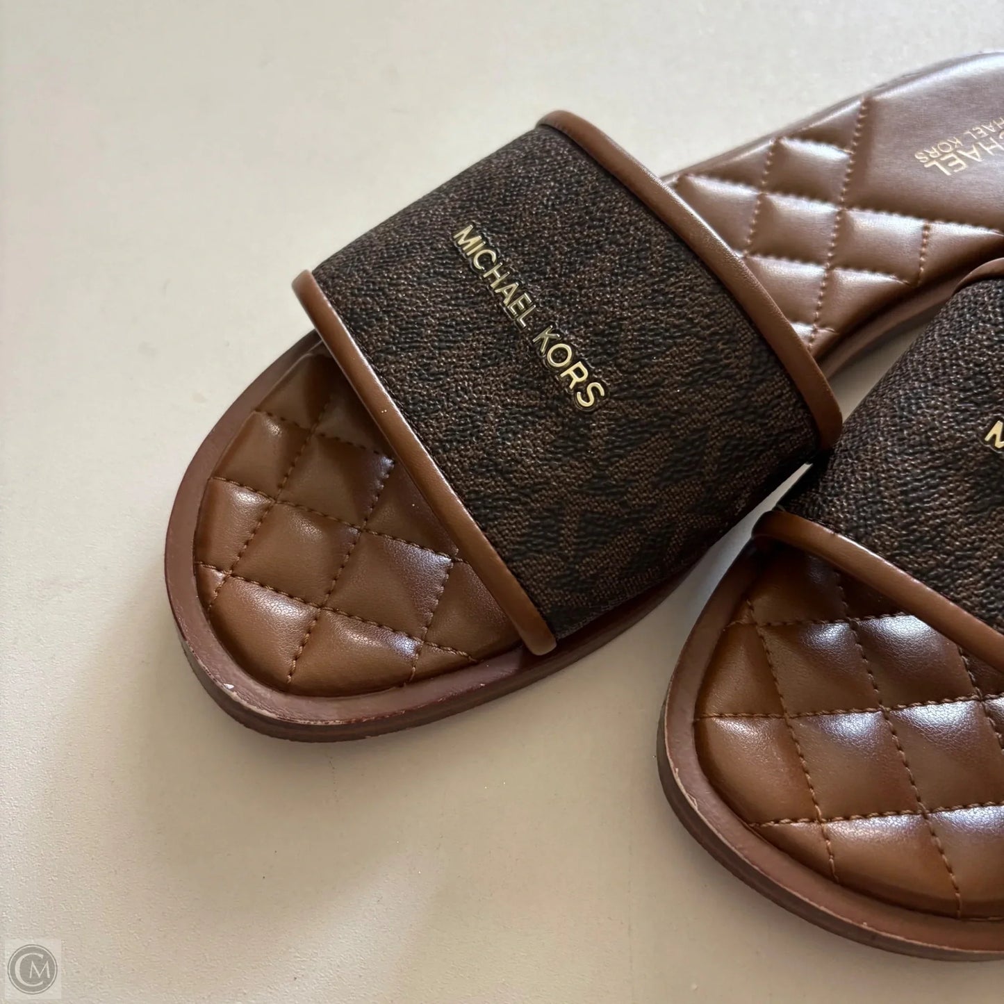 Sandals Designer By Michael Kors In Brown, Size: 6
