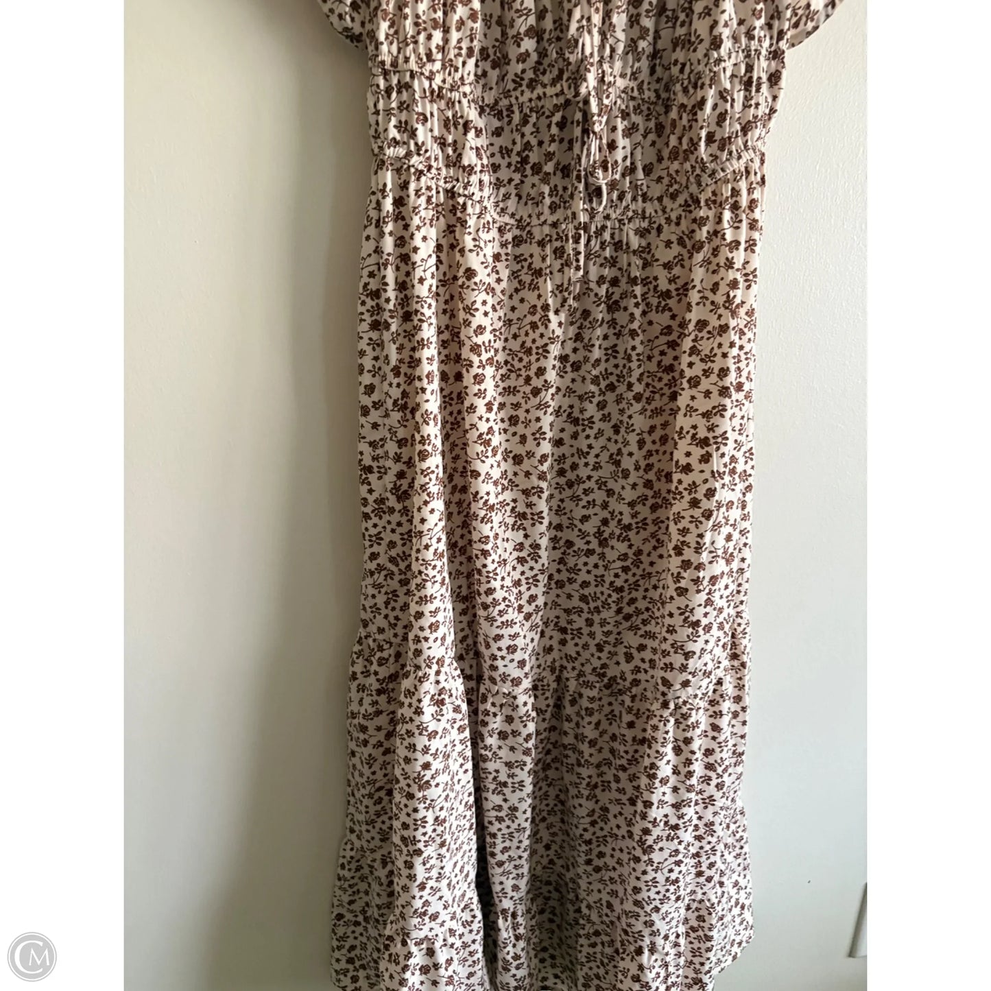Dress Casual Maxi By Blush In Cream, Size: Xl