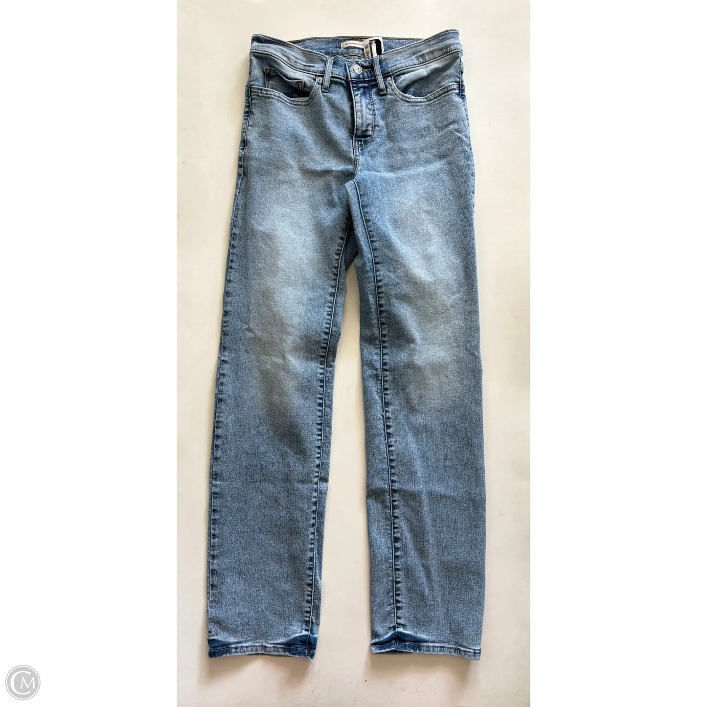 Jeans Straight By Levis In Blue, Size: 4