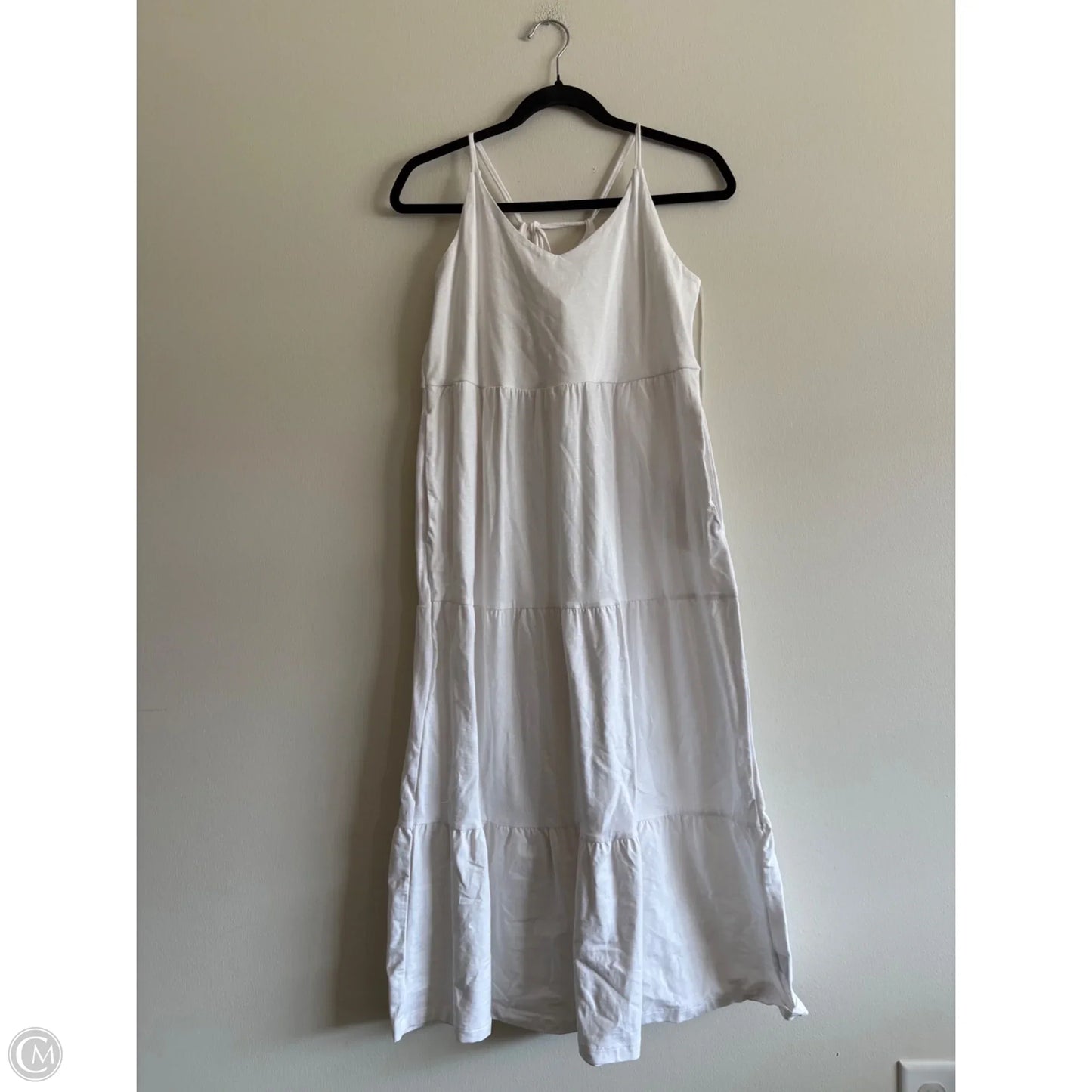 Dress Casual Midi By Old Navy In White, Size: M