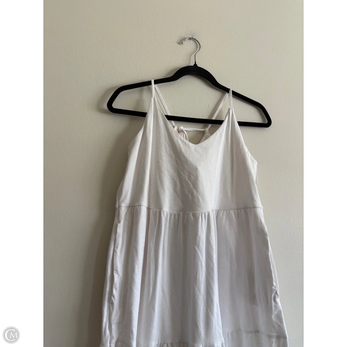Dress Casual Midi By Old Navy In White, Size: M