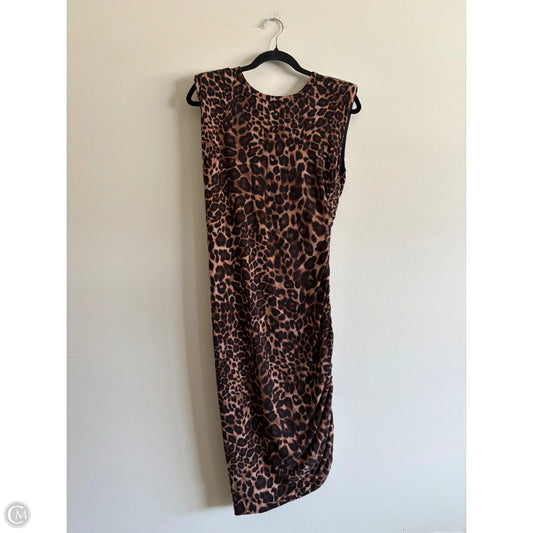 Dress Party Long By White House Black Market In Animal Print, Size: M