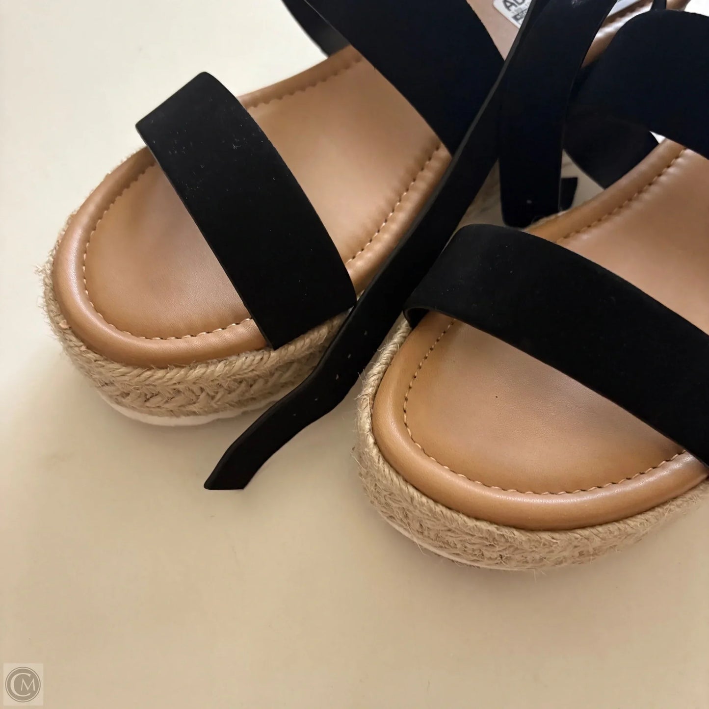 Sandals Heels Block By Soda In Black, Size: 10