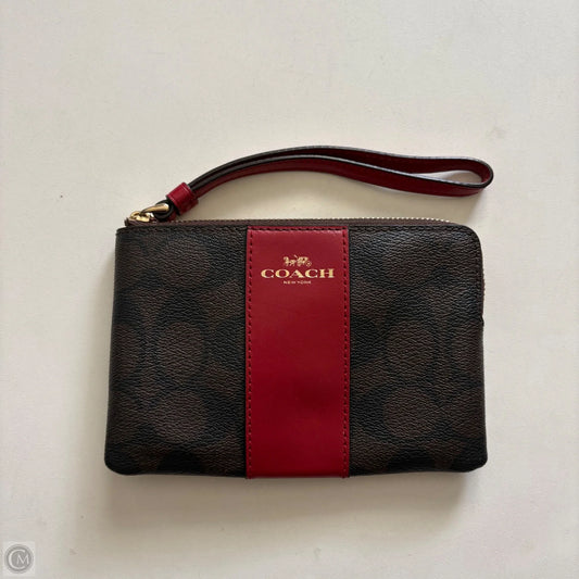 Wristlet Designer By Coach, Size: Small