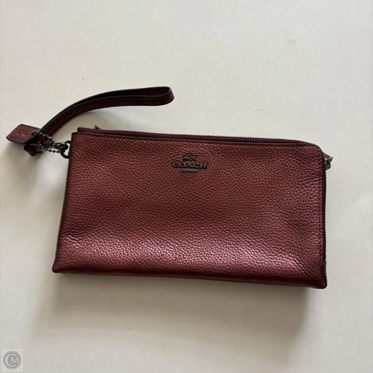 Wristlet Designer By Coach, Size: Large