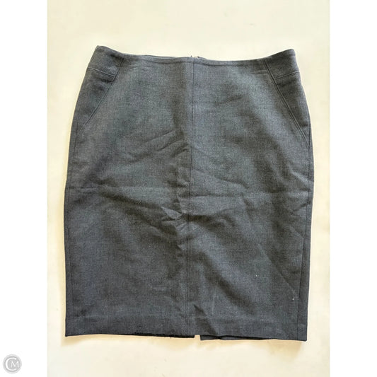 Skirt Midi By Loft In Grey, Size: 12