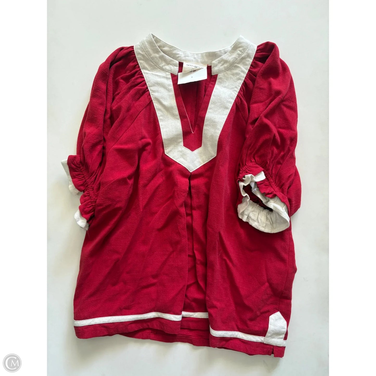 Top Short Sleeve By Umgee In Red, Size: S