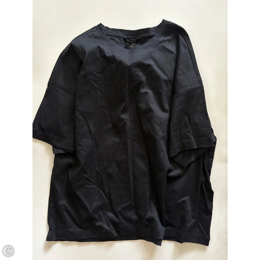 Top Short Sleeve By Banana Republic In Black, Size: 2x