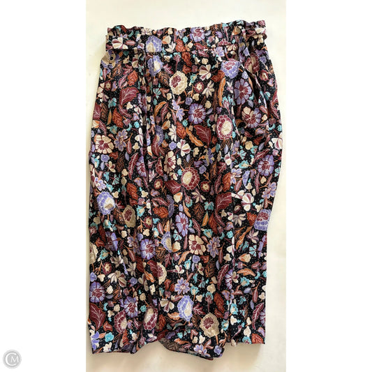 Skirt Maxi By Ann Taylor In Floral Print, Size: Xl