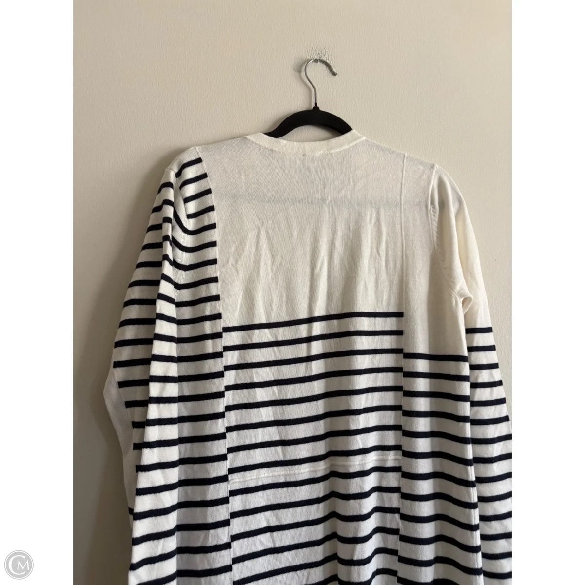 Sweater By Cabi In Striped Pattern, Size: L